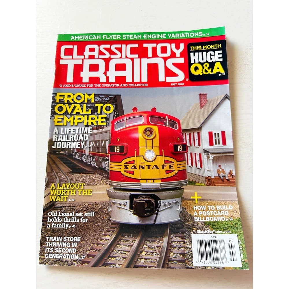 Classic Toy Trains Magazine O & S Gauge July 2020 Volume 33 Issue 5